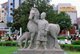 China: Silk Road Traveller statue, Wenhua Square, Wuwei, Gansu Province